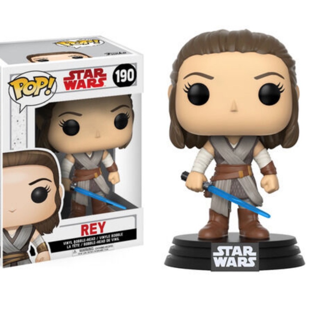 Star Wars Rey With Lightsaber Funko Pop